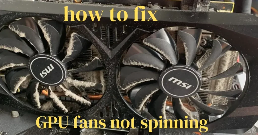 gpu fans not spinning
gpu fan
gpu fan not spinning